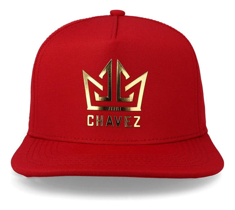 Gorra All In Chavez Golden Roja Unitalla