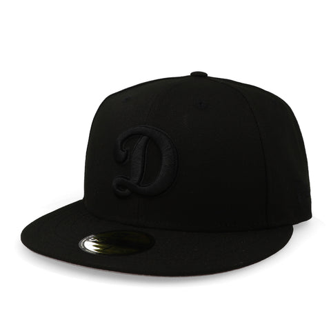 Gorra New Era 59 Fifty MLB Dodgers Basic Negro Cerrada