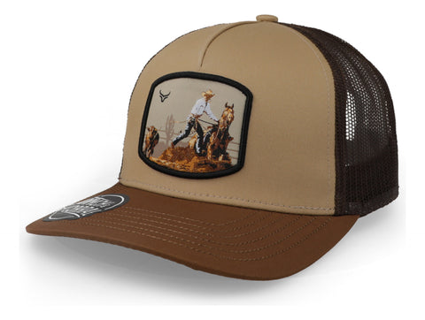 Gorra Ranch & Corral Rodeo 22 Rcrd22 Beige/café Unitalla