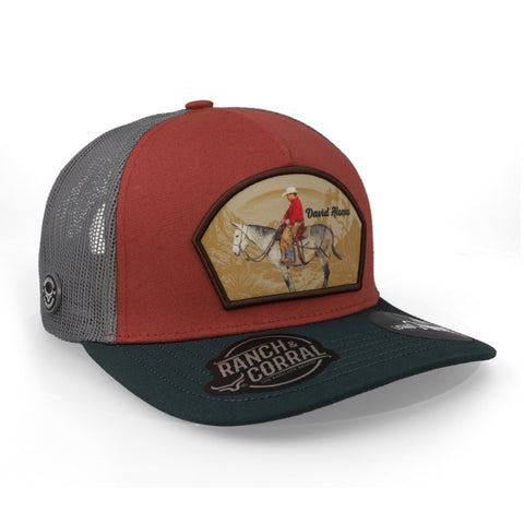 Gorra Ranch & Corral David Alonso 21 Ladrillo/Azul Unitalla