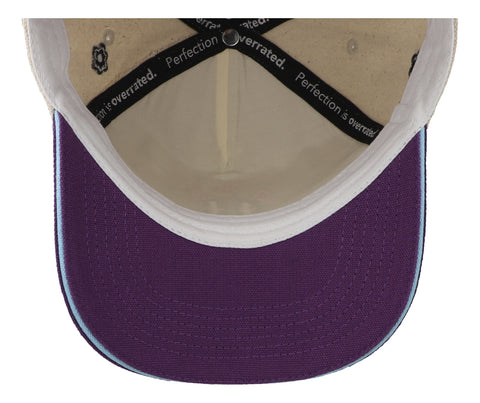 Gorra Overrated Flower Boots Beige Unitalla