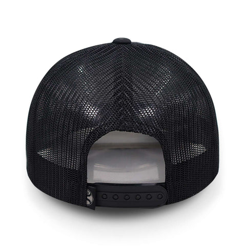 Gorra Hooey Horizon 6 Panel Trucker Rectangle Negro Uni