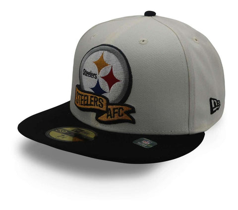 Gorra New Era 59 Fifty NFL Steelers Sideline Beige