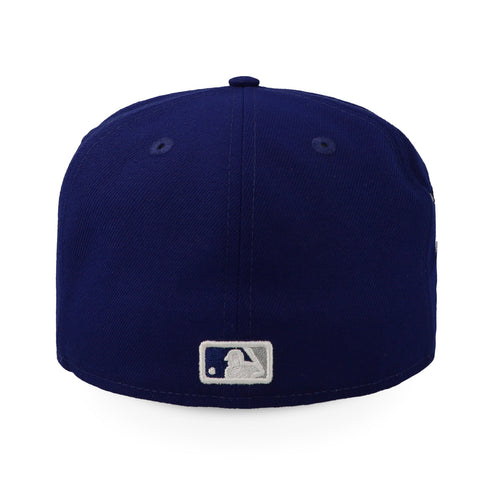 Gorra New Era 59 Fifty MLB Dodgers Throwback Azul Cerrado