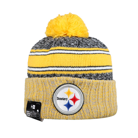 Bonete New Era NFL Sideline 23 Steelers Amarillo Unitalla