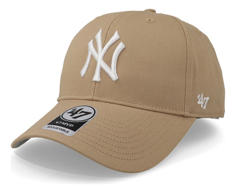 Gorra '47 MLB Yankees Raised Basic MVP Khaki Unitalla