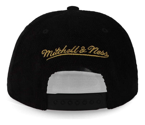 Gorra Mitchell & Ness Nba Cord Script Snapback Nets Negro Un
