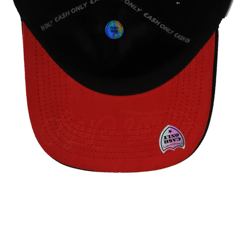 Gorra Cash Only La Bling Curve Red Visor 1045 Negro Unitalla